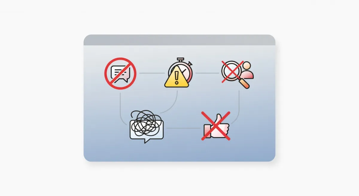 5 Errori da Evitare nelle Risposte alle Recensioni